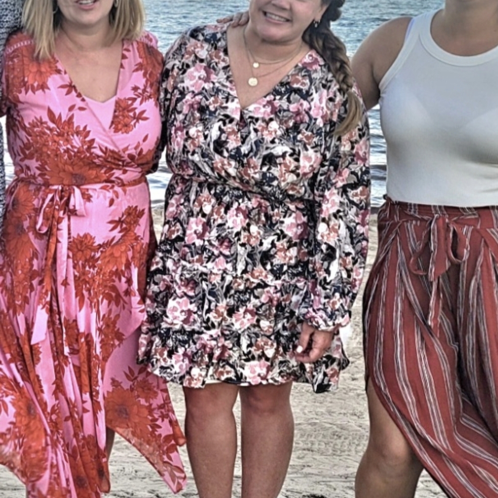 CHIC SOUL, 1X, ANDREE BY UNIT Floral Patterned Dress